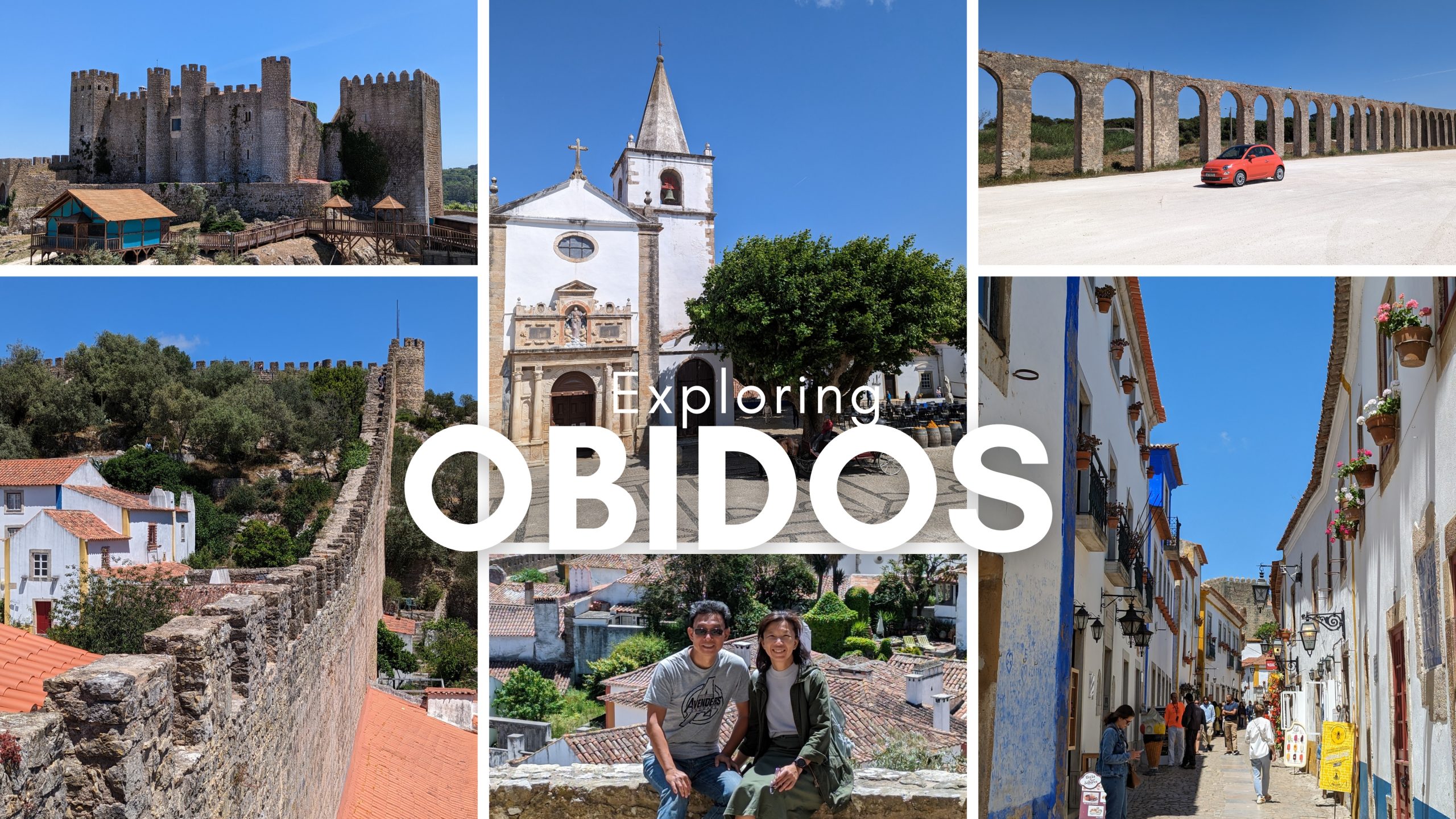 【2023葡萄牙3】Obidos 奧比杜什城牆行走